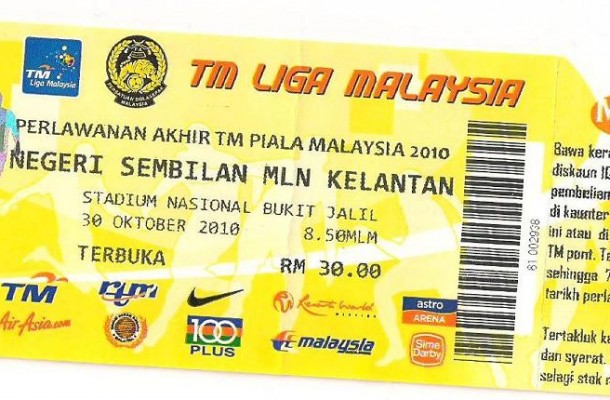 Tiket Perlawanan Akhir Piala Malaysia Mula Dijual